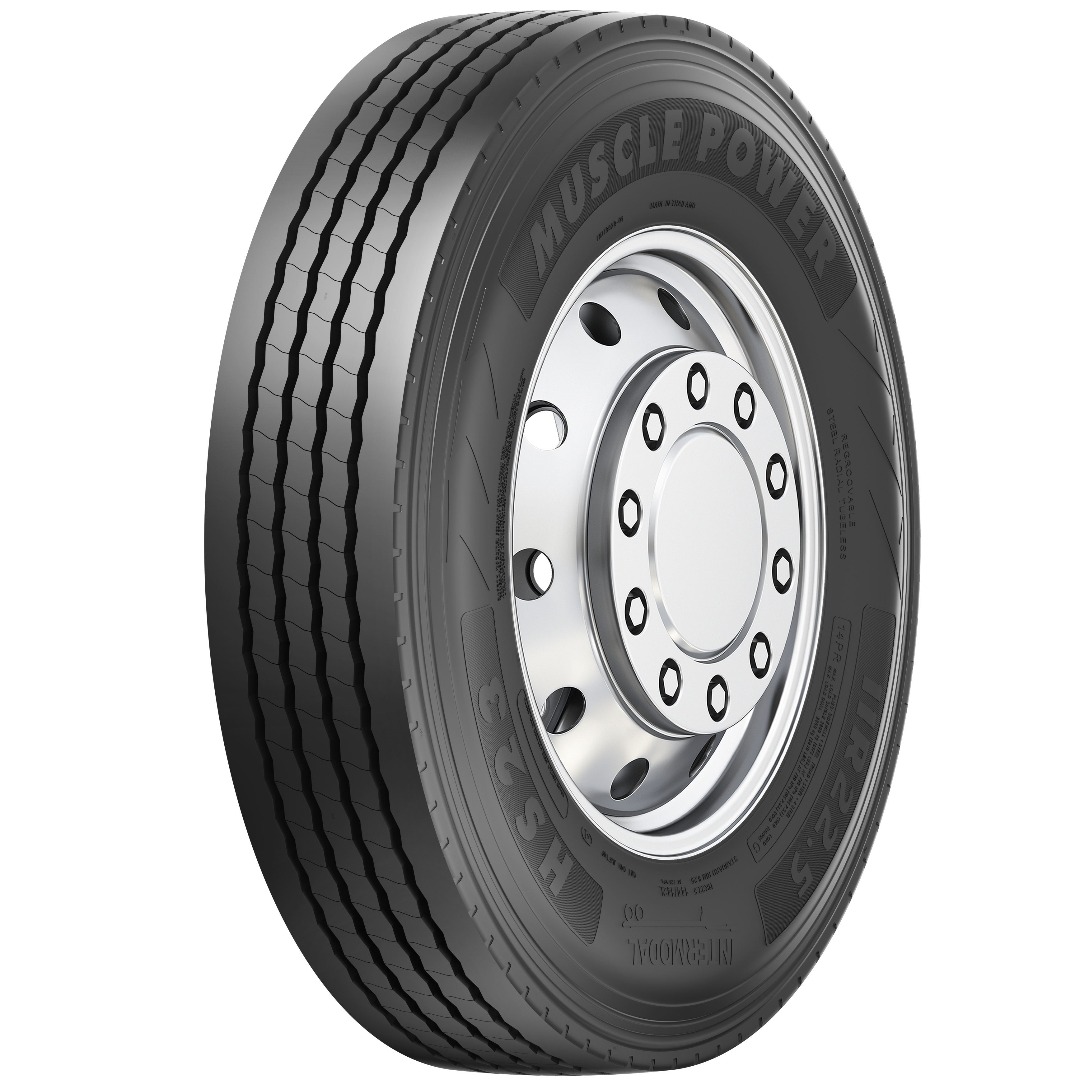HS23 intermodal tire angled product view