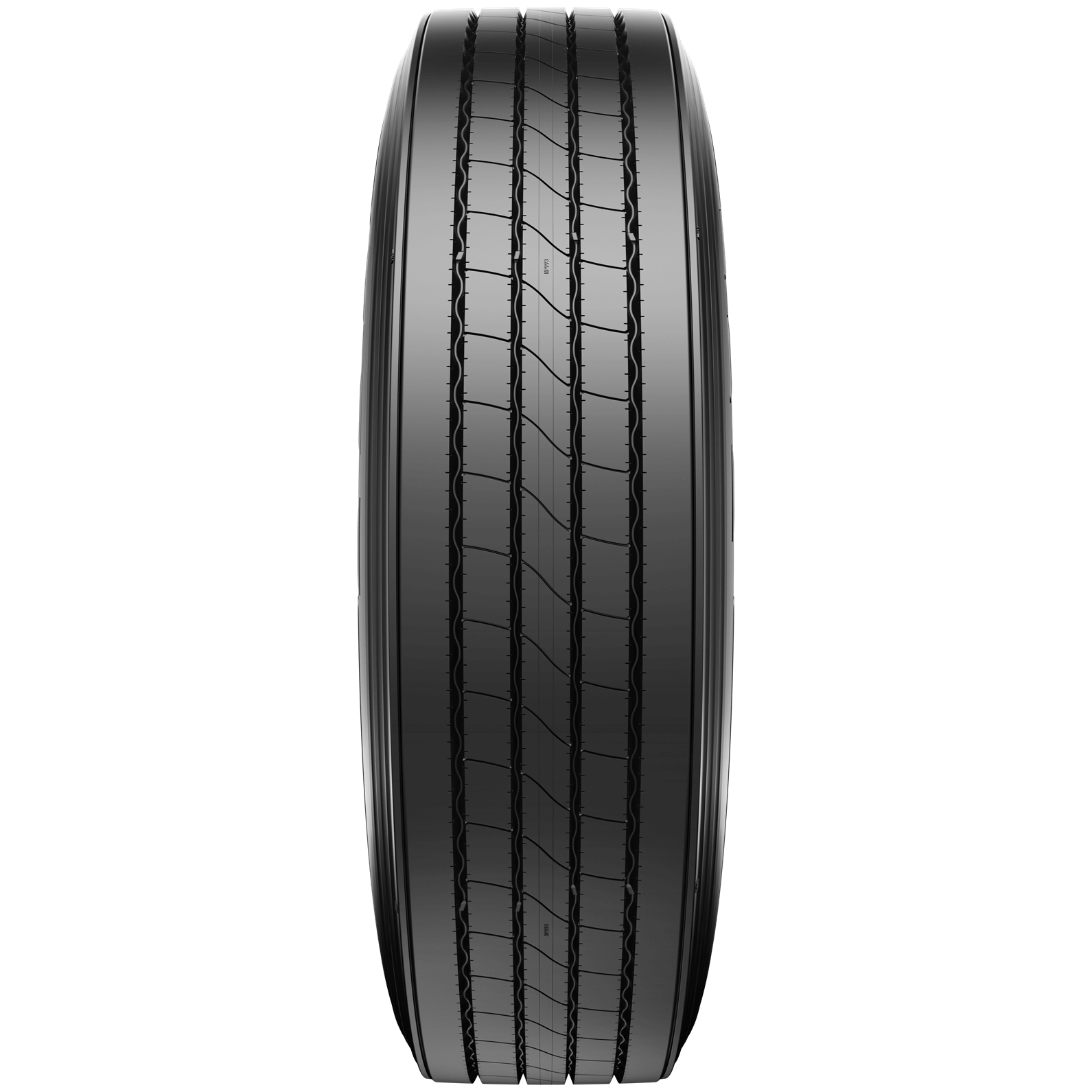 MP993 commercial truck trailer tire front tread view